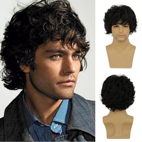 Short brown black - black, cosplay
