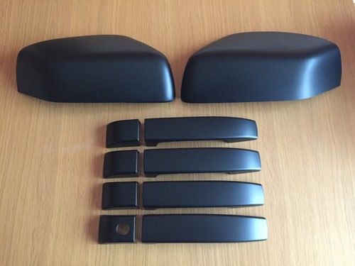 Matt black door handle - matt,