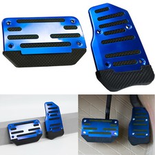 Universal Blue Automatic Gas Brake Foot Pedal Pad Cover Car Accessories Non-Slip