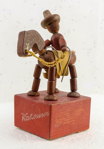 Vintage wakouwa cowboy riding - vintage,