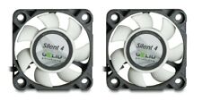 2 x Gelid Solutions Silent 4 PC Fans 4cm 40mm 4200RPM Quiet 24Hr RM Del x 2 Pack