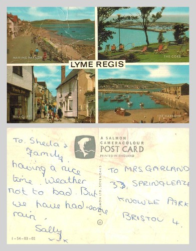Vintage postcard multi - vintage, multi-view