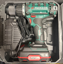 Parkside PABS 20-Li E6 20V Cordless Drill Set
