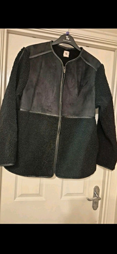 Ladies black fleece jacket - fleece,