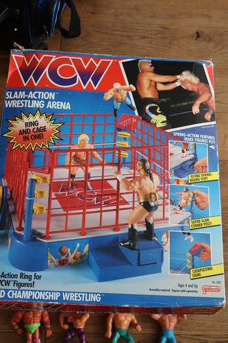 Vintage 1991 galoob wcw - galoob,