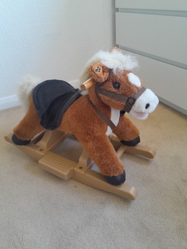 Child plush ride rocking - child's, ride-on