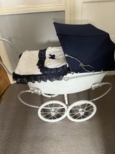 Vintage Pedigree Coach Built Dolls Pram, Please View Photos And Read Description