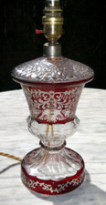 Antique Bohemian Ruby Glass