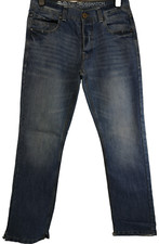 Crosshatch 55 Mens Blue Jeans W32 x L32 Black Label Straight Fit Used EBSK1734)