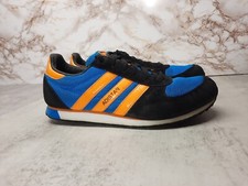 Adidas Adistar Racer Mens Size 7.5 Black/Blue/Orange Athletic Running Shoes 