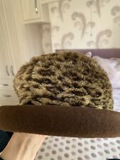 Ladies Wool Hat With Mock Fur Brim Nwot From John Lewis Sz M