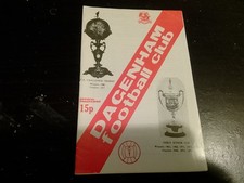 Dagenham v Billericay Town, Season 1980/81, Essex Senior Cup Semi Final