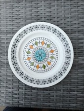 Kathie Winkle Broadhurst Ironstone Roulette Dinner Plate 9.5/8" 