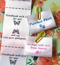 "Handmade" personalised sew-in