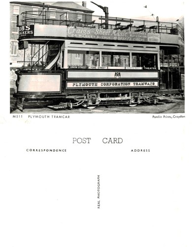 Vintage postcard plymouth - -,