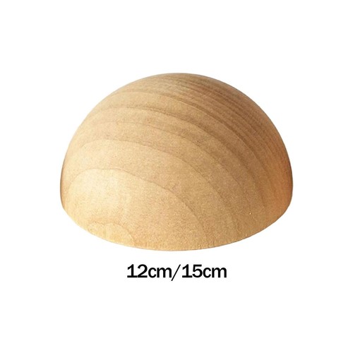 Half wooden ball - ball, diy