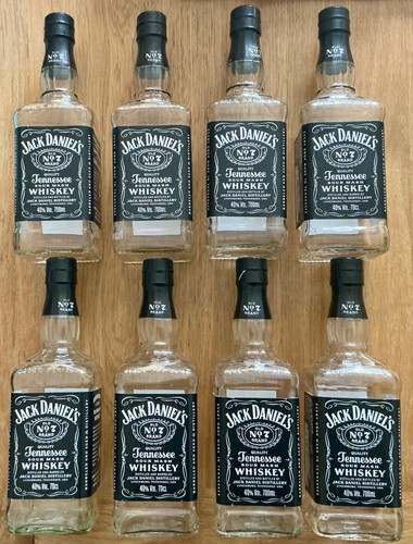 Empty jack daniels - x,