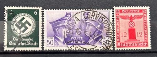 German stamps reich officials - german,