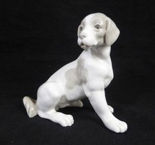 Vintage NAO by Lladro Figurine 'Sitting Puppy' 132 Daisa 6"