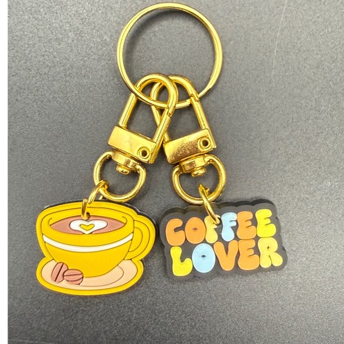 Coffee lover keychain cup - lover,