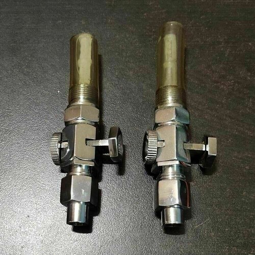 Pair brass fuel petrol - pair, gas