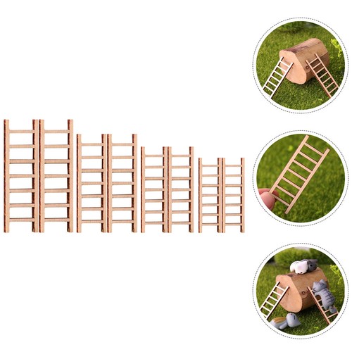 Wooden miniature step ladder - miniature,