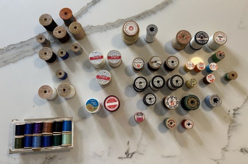 Large lot vintage thread - lot,