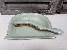 Vintage Green Metal Crumb Dust