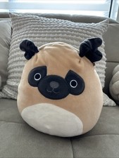 Squishmallows 2019 Prince The Pug Squeeze And Cuddle Me 8” Kelly Toys Pug Dog 