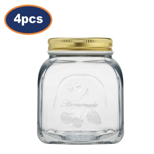 Glass storage jar - storage,