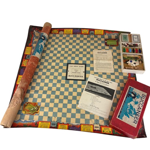 Vintage buccaneer board game - board,