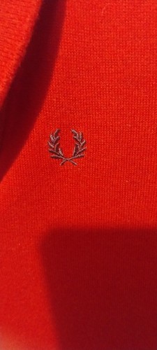 Vintage fred perry red knitted - vintage,