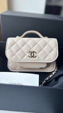 Chanel Teal Quilted Caviar