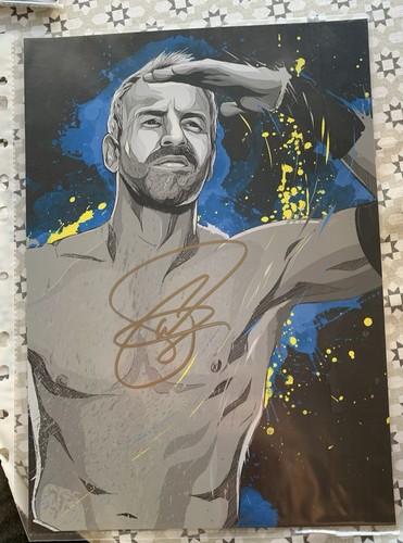 Wwe christian autographed - wwe,