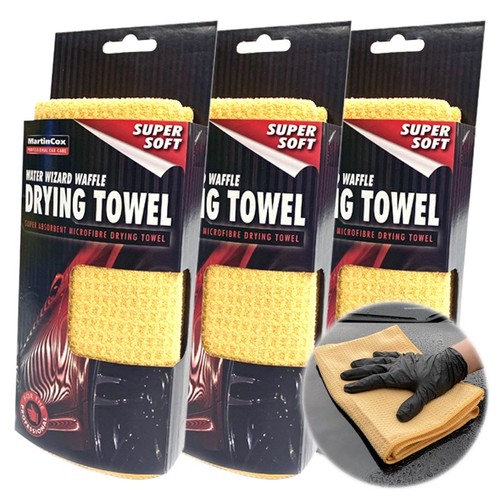 Waffle microfibre drying towel - waffle,