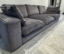 Sofology 4 Seater sofa - Autograph in Allesio charcoal grey 