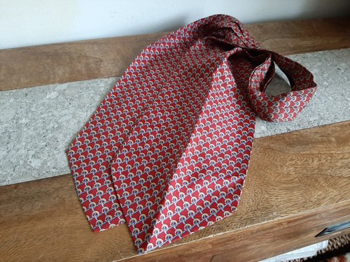 Frangi red patterned cravat - frangi,