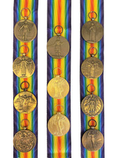 WWI Victory Medals Set of 11