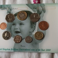 2000 Millenium Baby Gift Set Coins