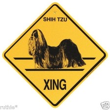 Shih Tzu Dog Crossing Xing