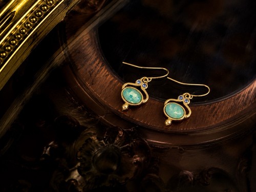 Vintage aqua blue - blue, drop