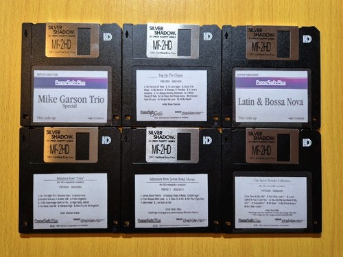 Vintage midi song - midi, floppy