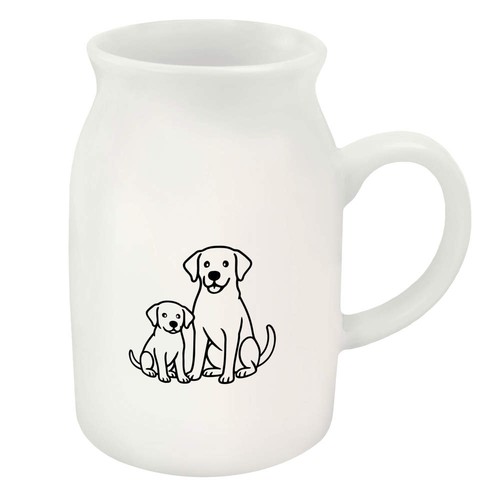 Labrador adult and - 'labrador, puppy'