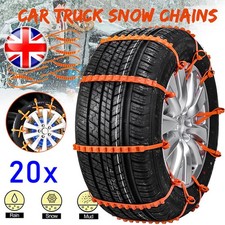 20Pcs Wheel Tire Snow Anti-skid Chains for Car Truck SUV Emergency Universal New