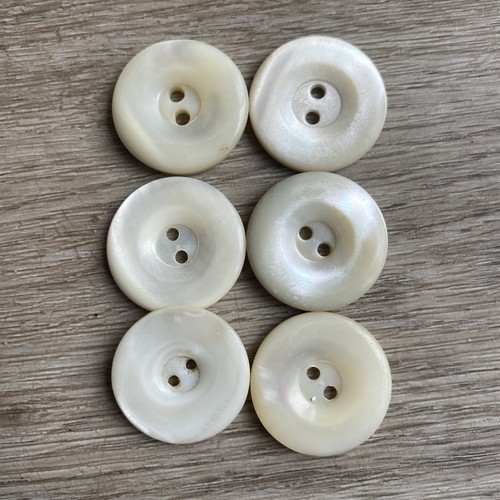 Mother pearl buttons - 6, buttons-