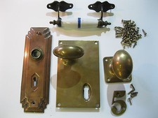 10 Old Brass Slotted Raised