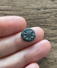 15TH CENTURY. LEAD TRADER’S TOKEN. DATING TO THE 1400’S.