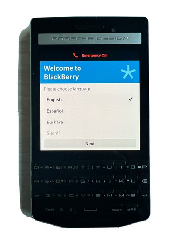 Blackberry porsche design - blackberry,