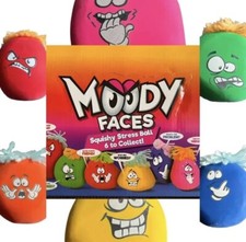 X8 MOODY FACES SQUISHY STRESS