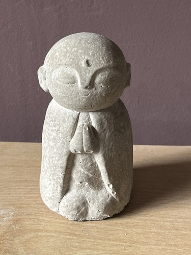 Jizo statue handmade from eco - handmade,